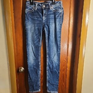 Silver Jeans Dark Blue Skinny Jeans